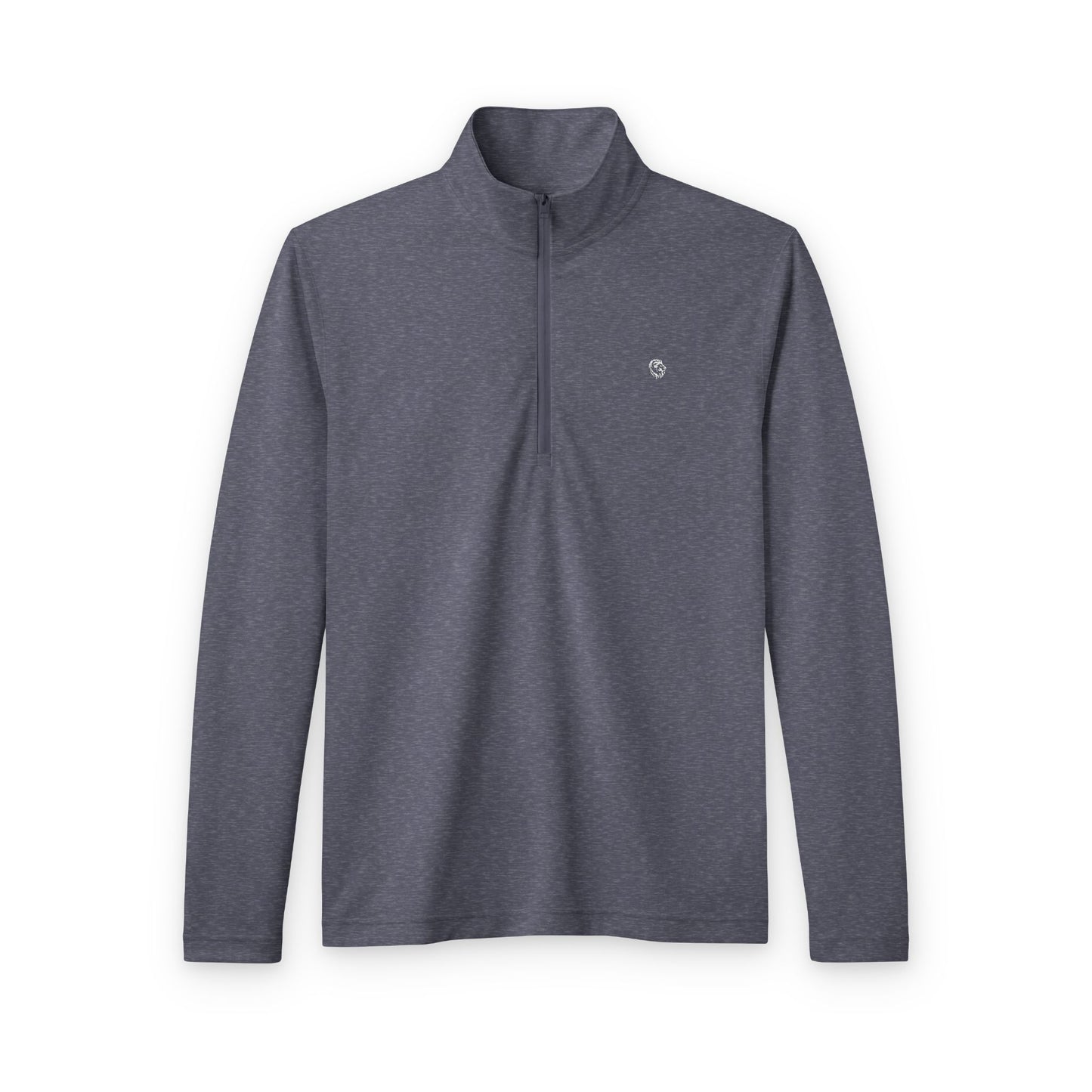 Quarter-Zip Pullover — Men's Tri-Blend Wicking Performance Top