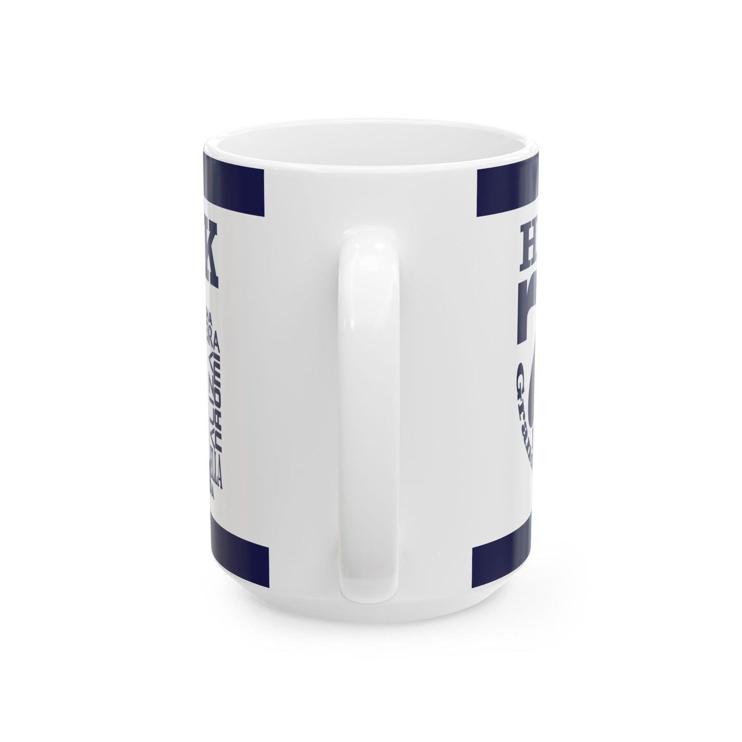 Personalized Birthday Ceramic Mug - Customizable for Grandpa & Family Celebrations