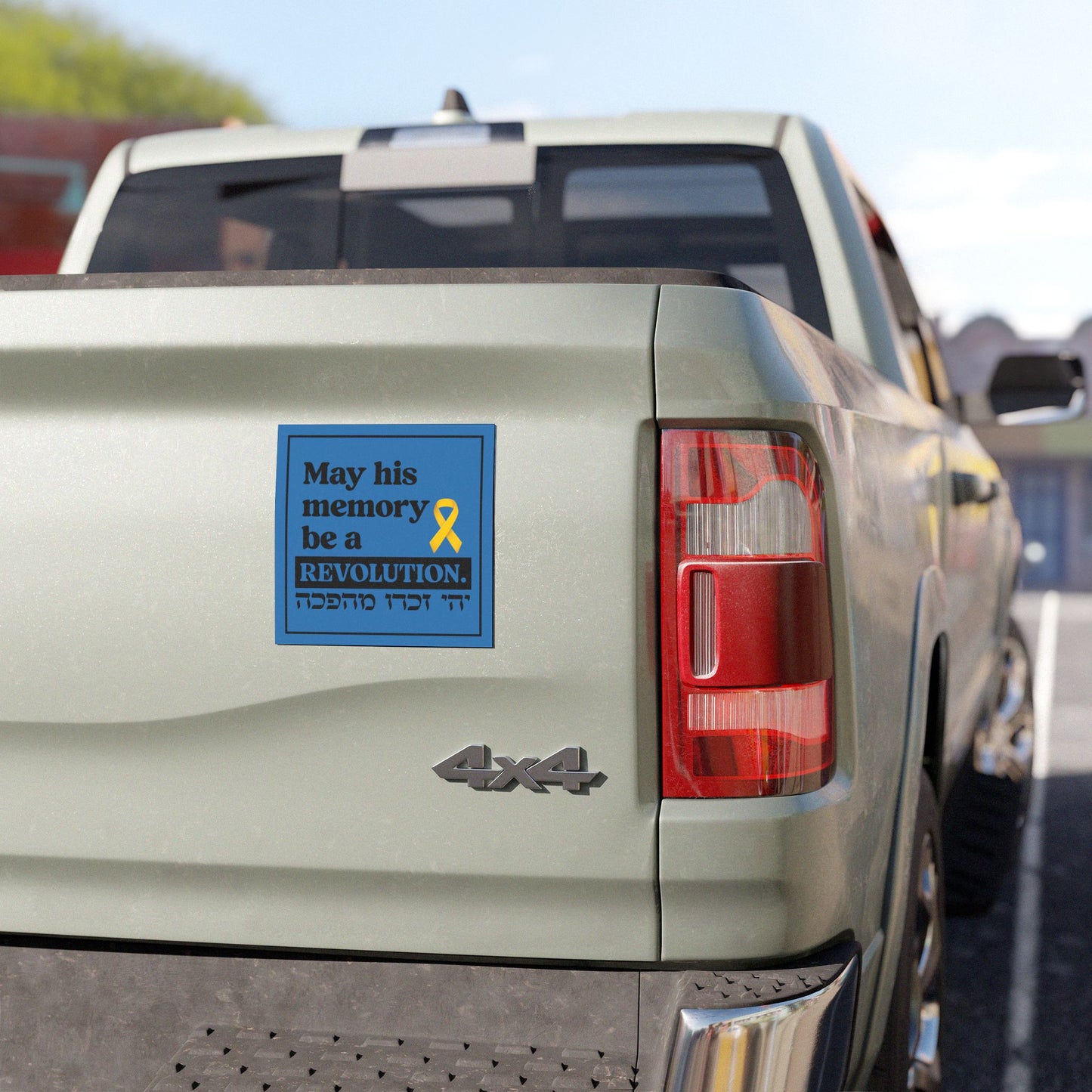 May his Memory be a Revolution car magnet