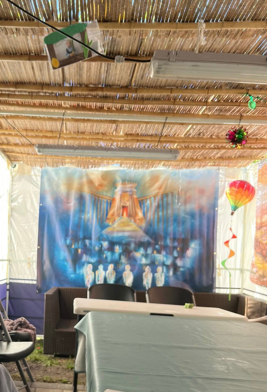 Sukkah Banner - Prayers from Down Below