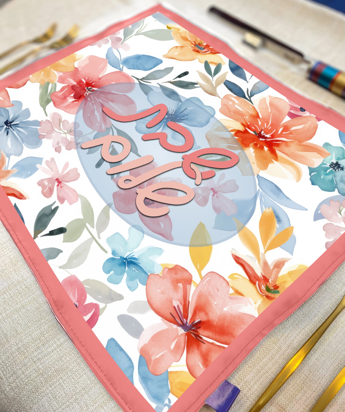 Challah Cover - Watercolor Floral