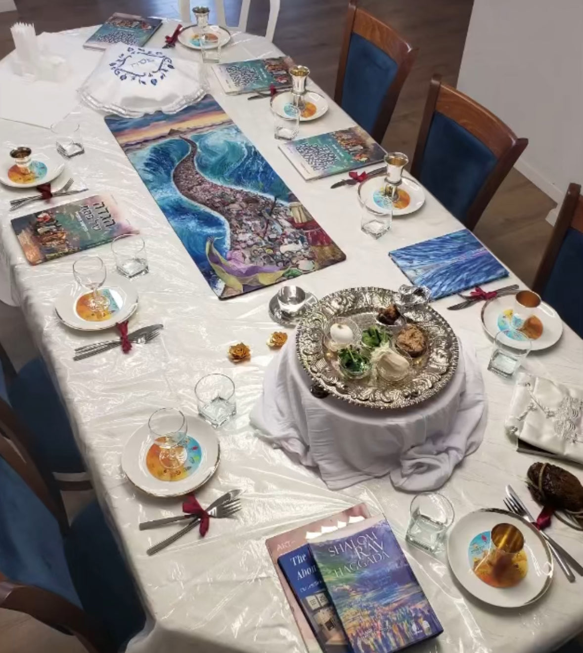Acrylic Pesach Coasters: Colorful