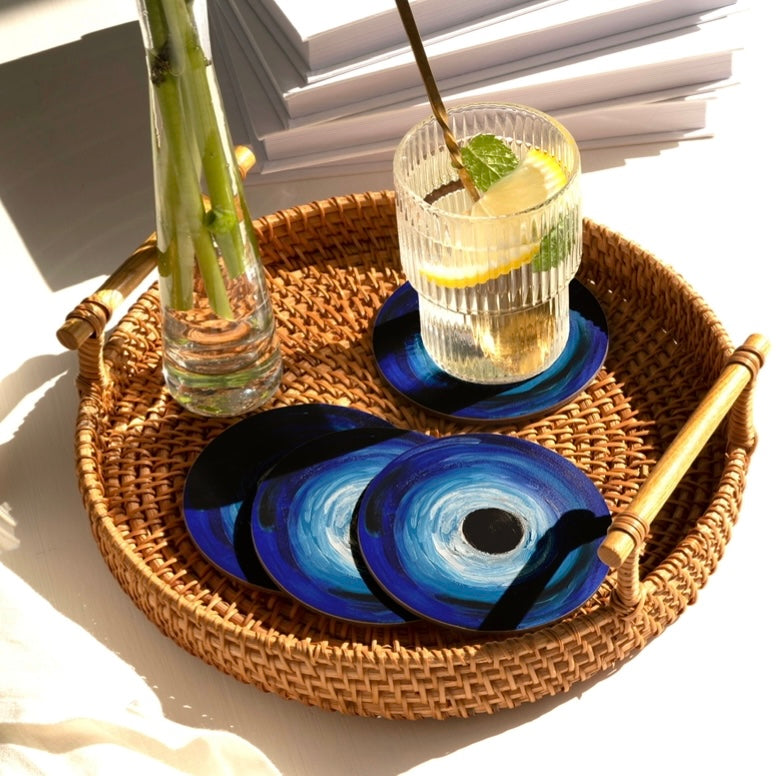 Evil Eye Acrylic Coasters