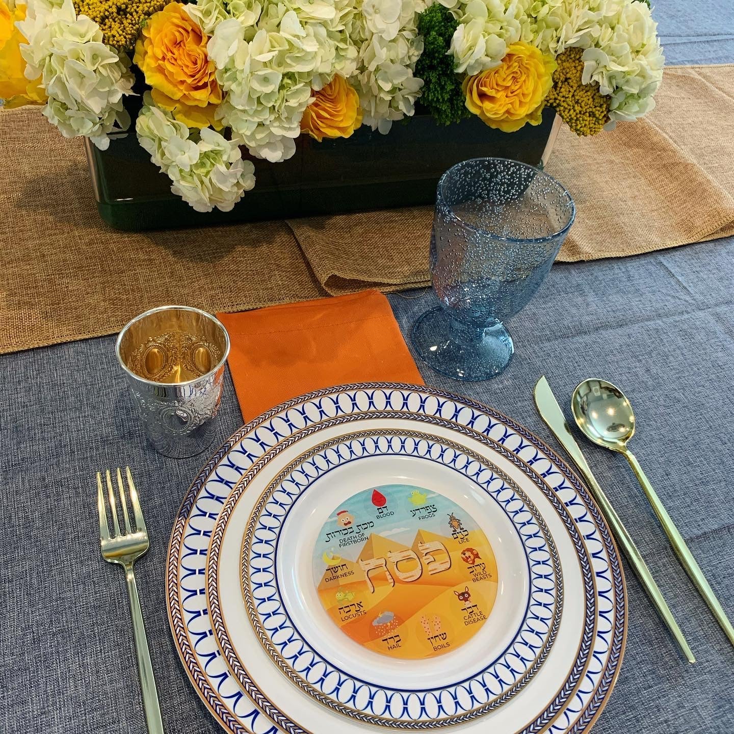 Acrylic Pesach Coasters: Colorful