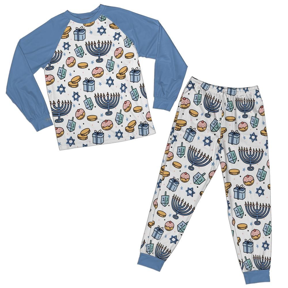 Hanukkah Pajamas for Family Matching - Kids