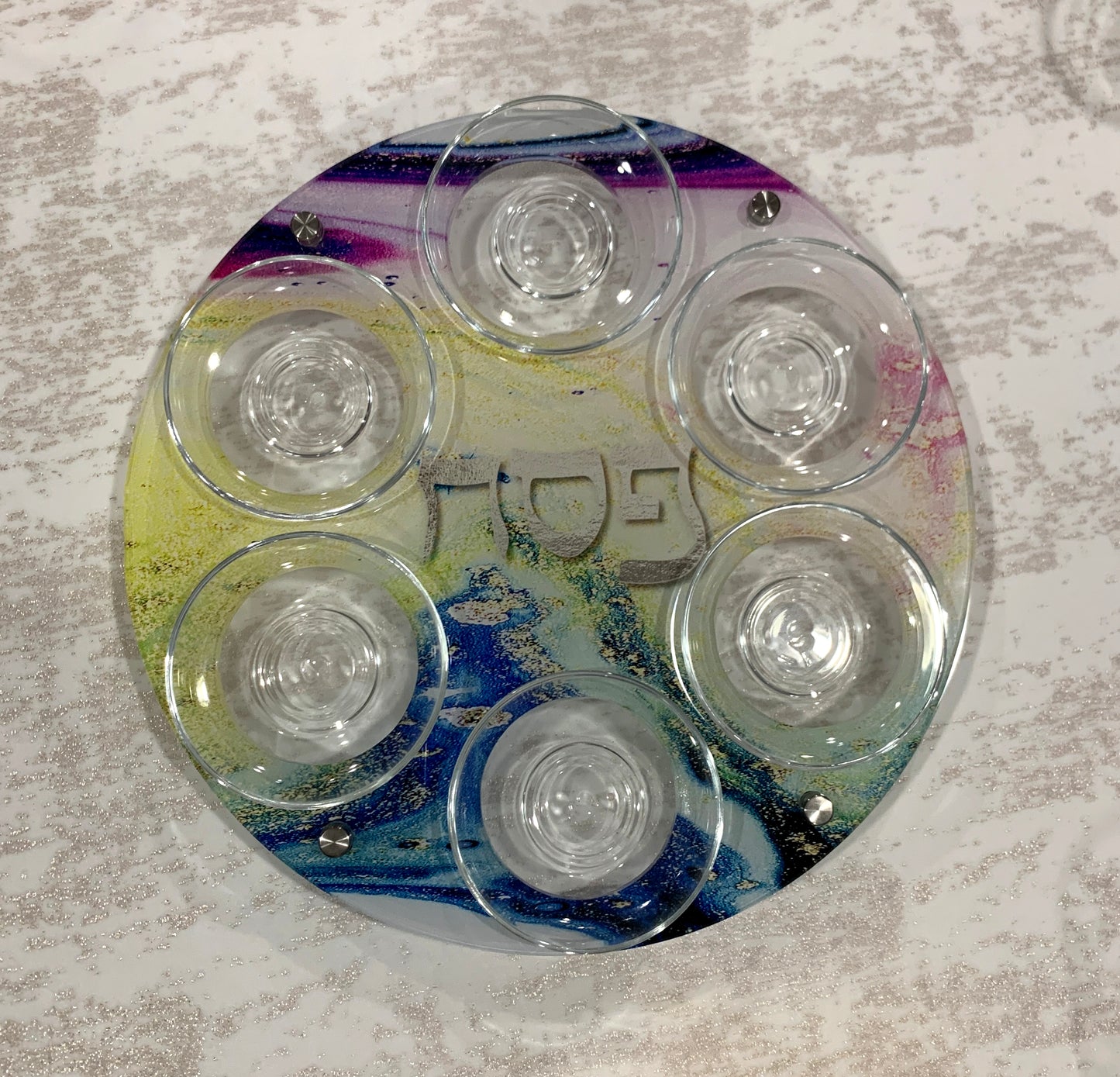 Seder Plate - RAINBOW