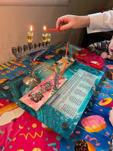 Load image into Gallery viewer, Chanukah Tray: Teal