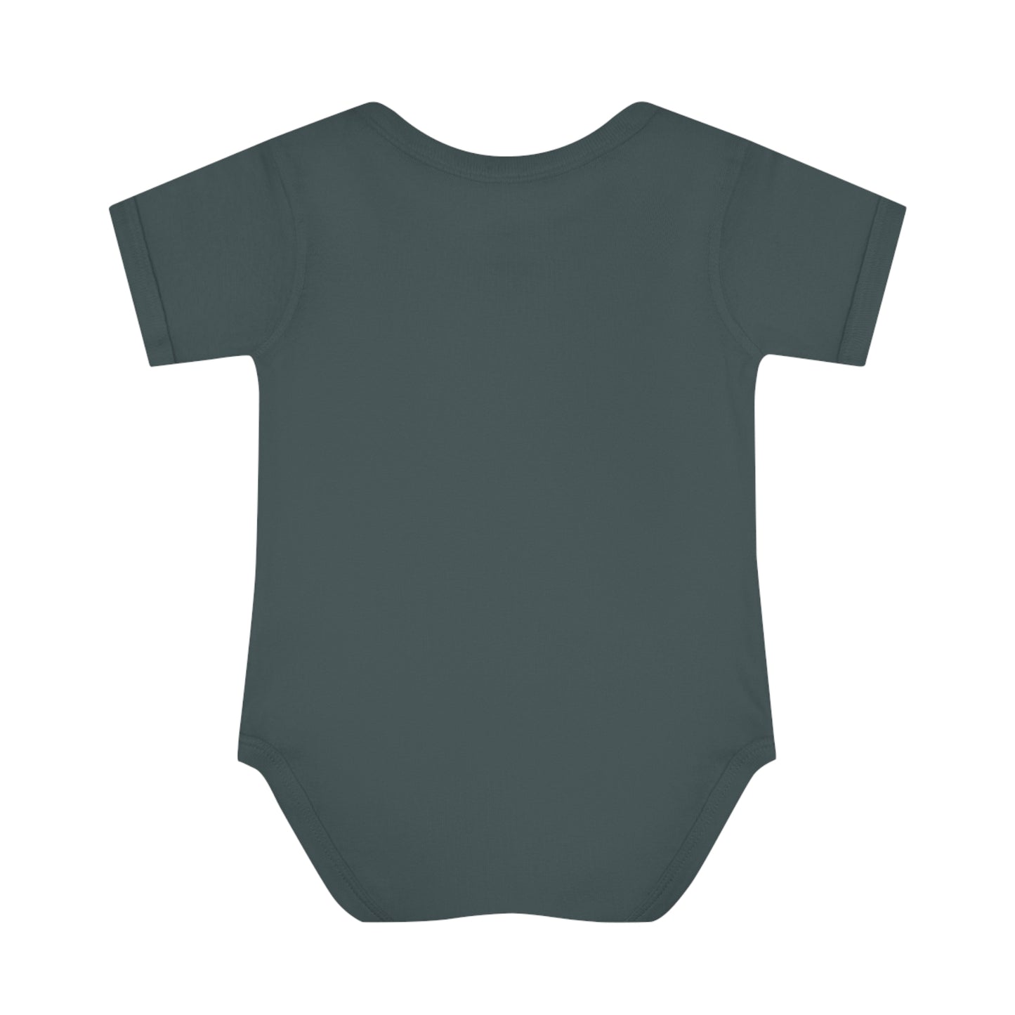 the STAMP baby bodysuit