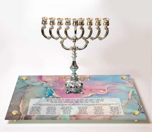 Chanukah Tray: Agate