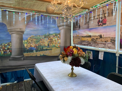 Sukkah Banner - View of Jerusalem