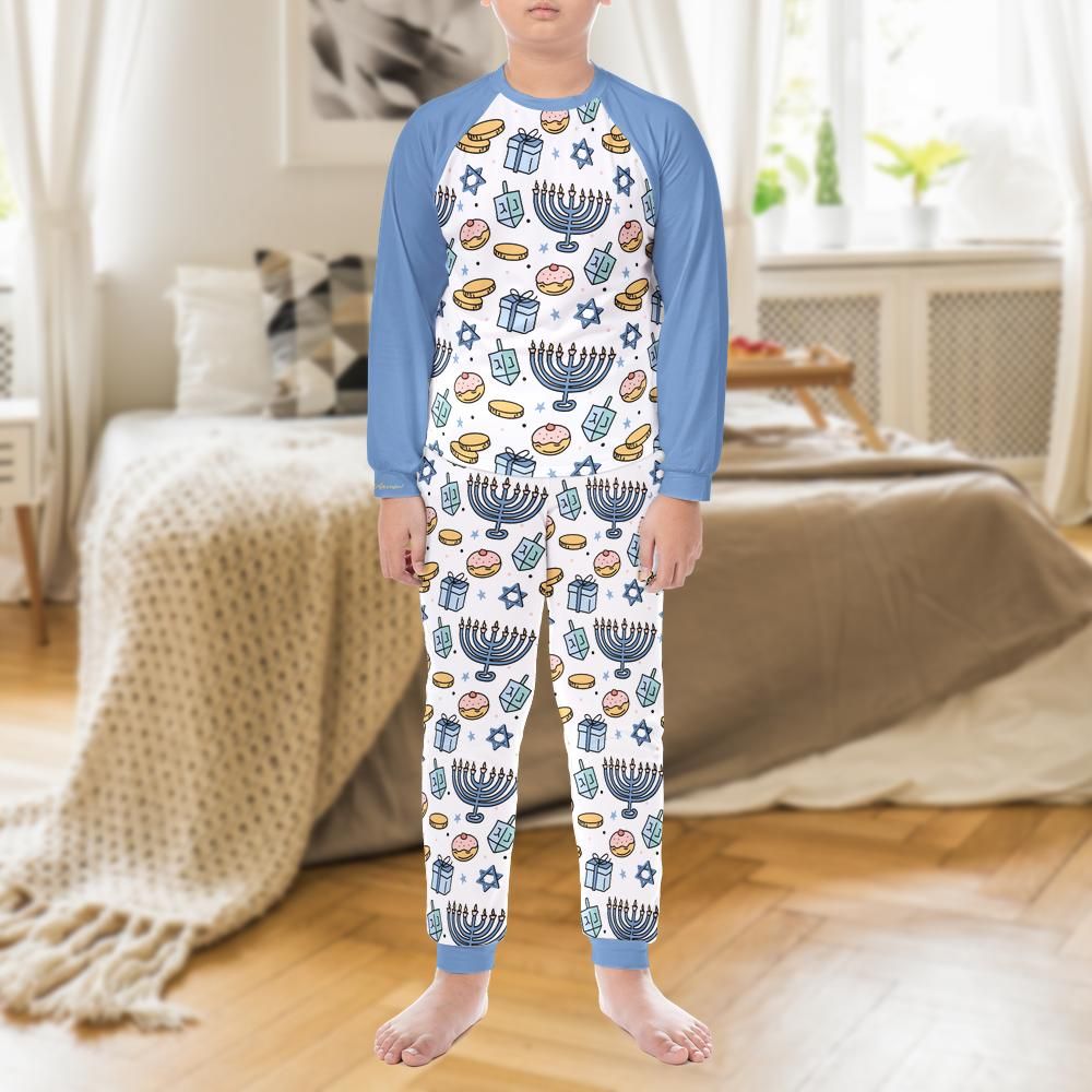 Hanukkah Pajamas for Family Matching - Kids