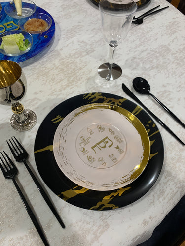 Acrylic GOLD Pesach Coasters