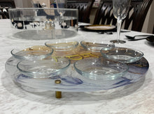 Load image into Gallery viewer, Seder Plate - GOLD/SILVER